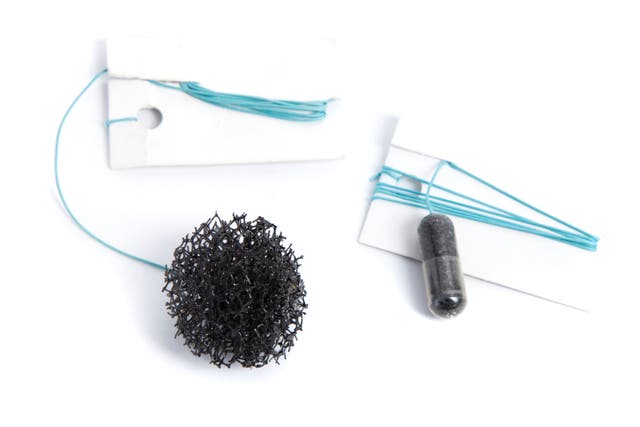 <p>The sponge on a string pill test could transform the way oesophageal cancer is picked up (PA)</p>