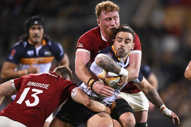 <p>The Lions endured a real battle in Canberra against the Brumbies</p>