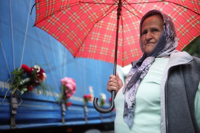 APTOPIX Bosnia Srebrenica Anniversary