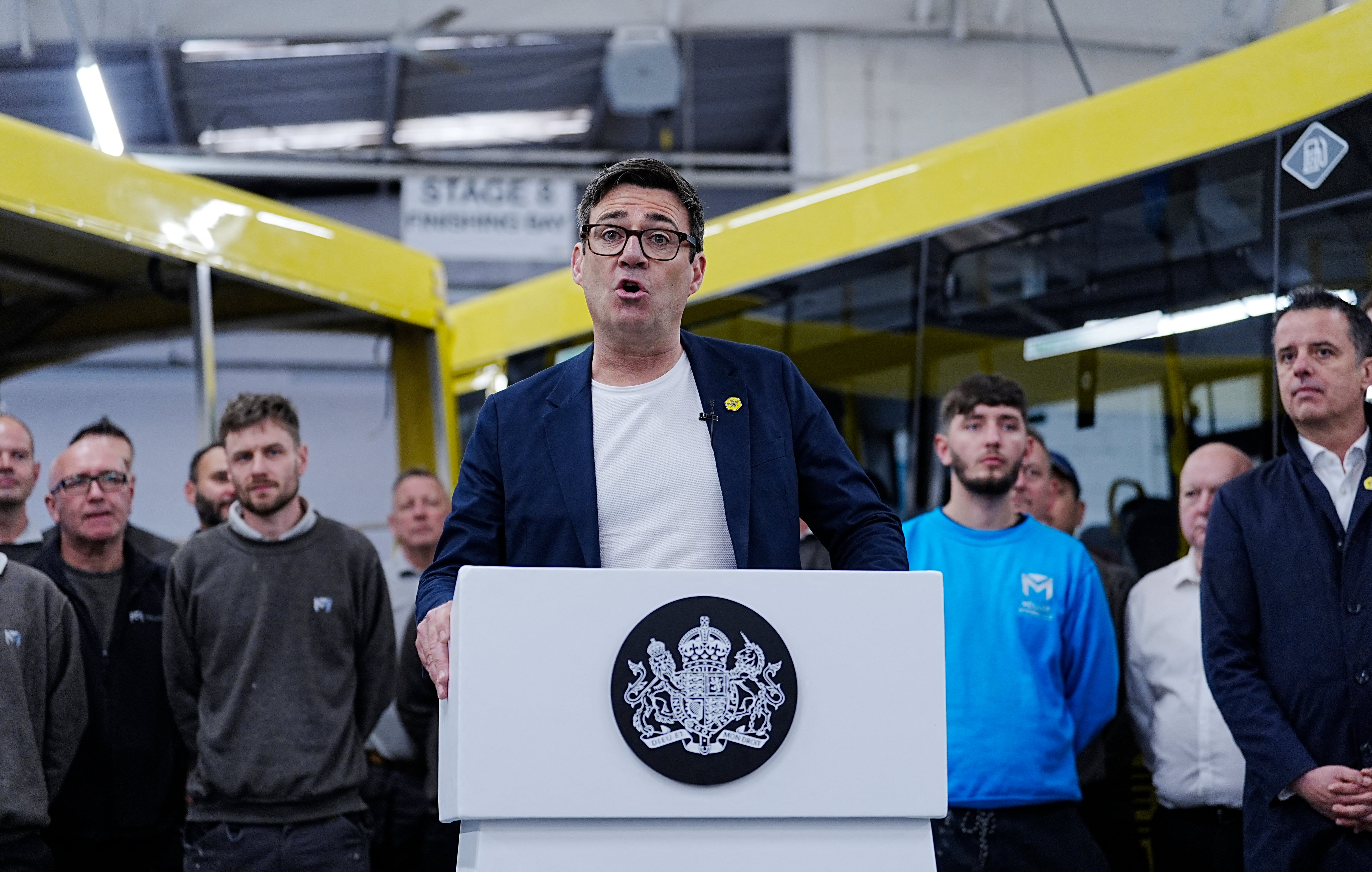 <p>Andy Burnham has said MPs are privately urging him to challenge Sir Keir Starmer for the Labour leadership  </p>