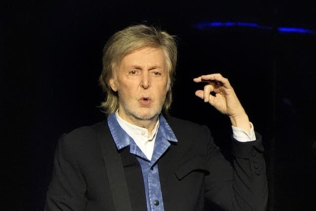 Sir Paul McCartney has paid tribute to Sir Brian Clarke (Danny Lawson/PA)