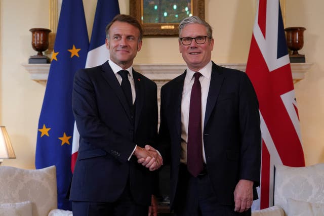 <p>The British prime minister had hoped he would be able to announce the migration deal before the French president’s three-day state visit drew to a close at the end of Thursday</p>