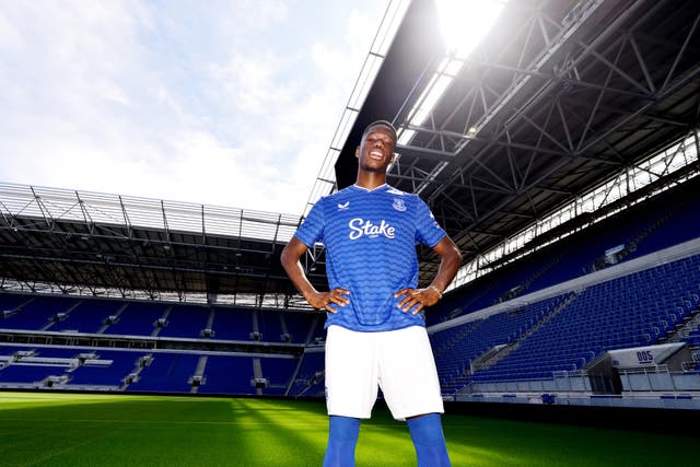 <p>Thierno Barry will call the Hill Dickinson Stadium home next season after signing for Everton</p>
