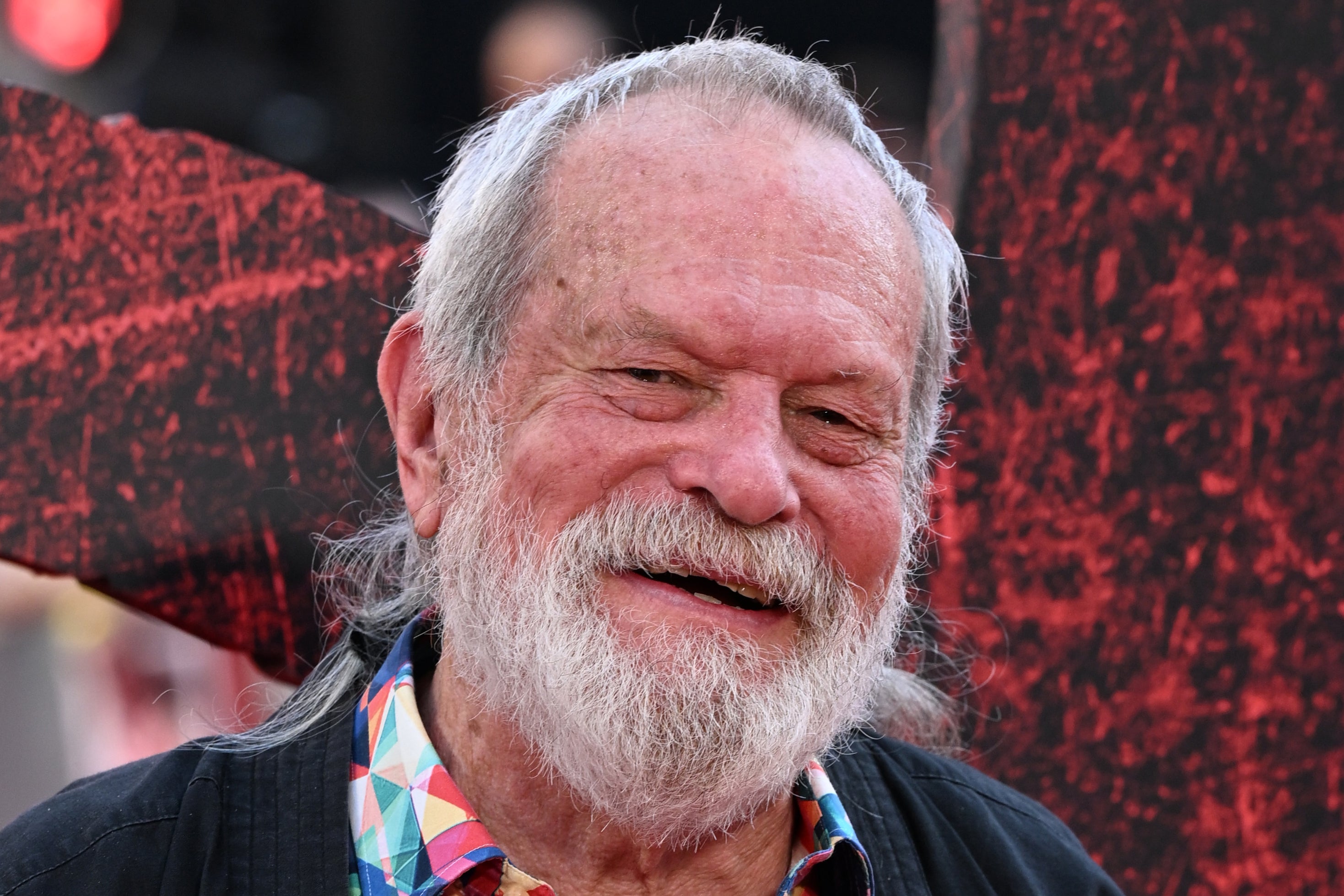 <p>Terry Gilliam, seen here at the London premiere of '28 Years Later' in June 2025, claims Donald Trump killed satire</p>