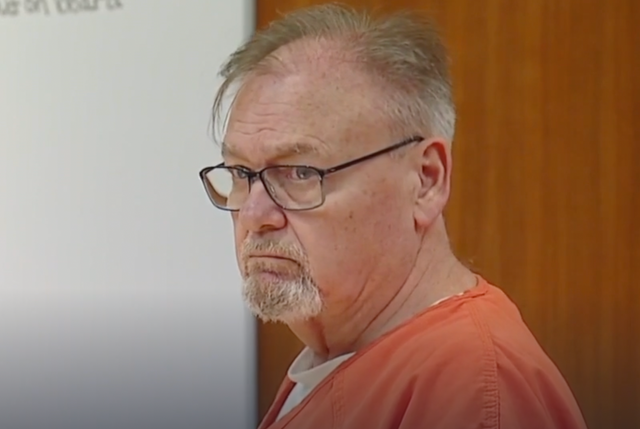 <p>Timothy Allen Daugherty, 61, tried to offer an apology to the court ahead of his sentencing  Tuesday</p>