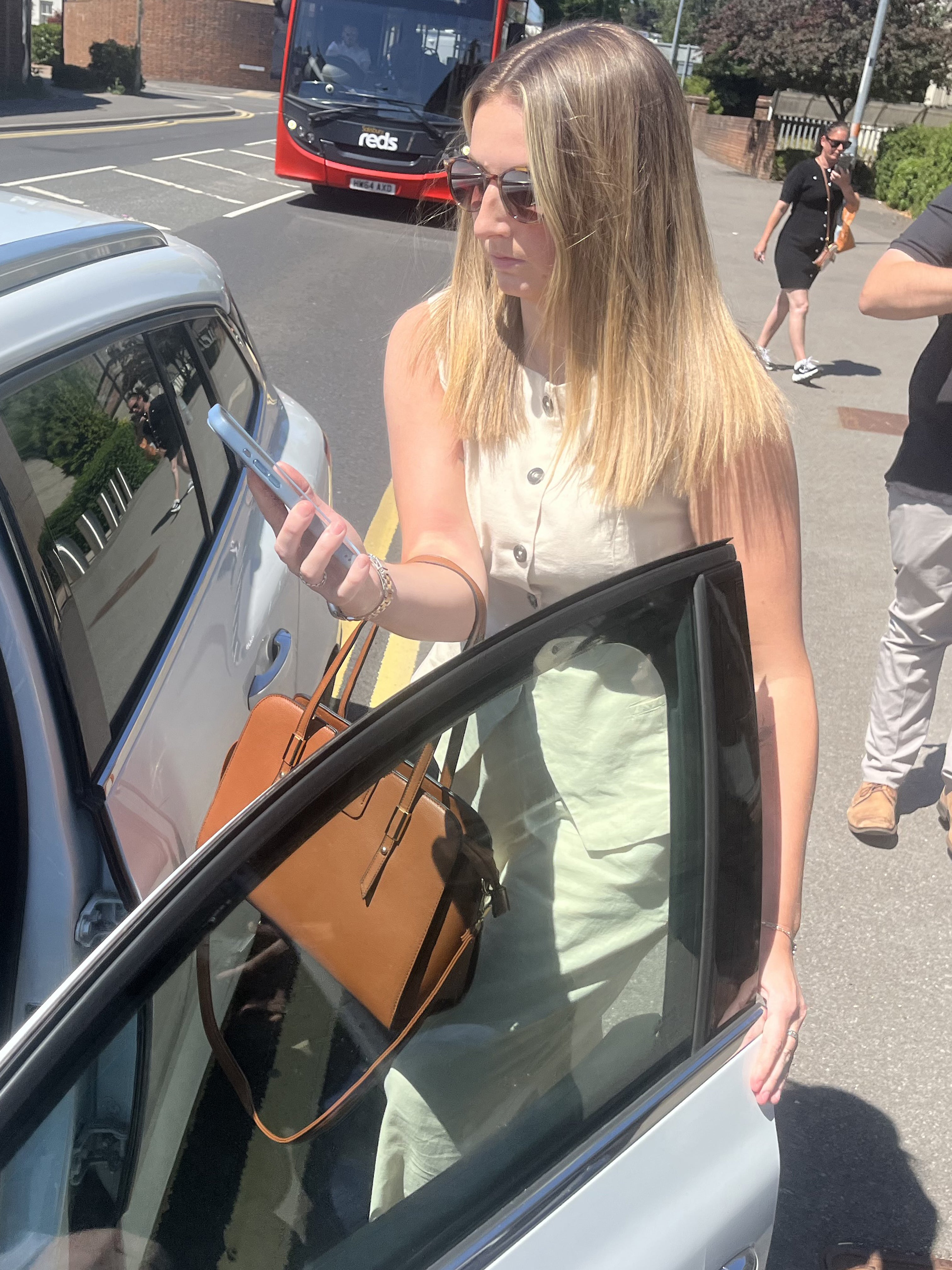 <p>Bronwen James, 29, has entered a guilty plea on one charge</p>