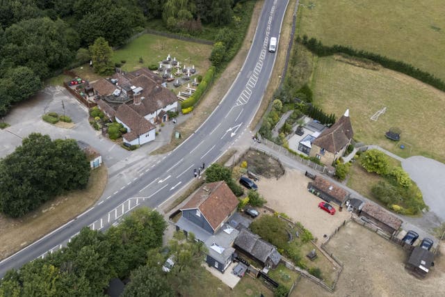 A general view of the Park Gate Inn in Hollingbourne (PA)