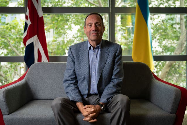 Lord Richard Harrington during his time serving as refugees minister. (Aaron Chown/PA)