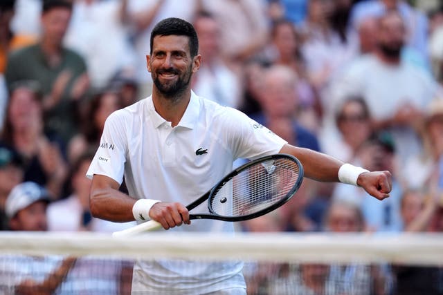 Novak Djokovic has reached 14 Wimbledon semi-finals (John Walton/PA)