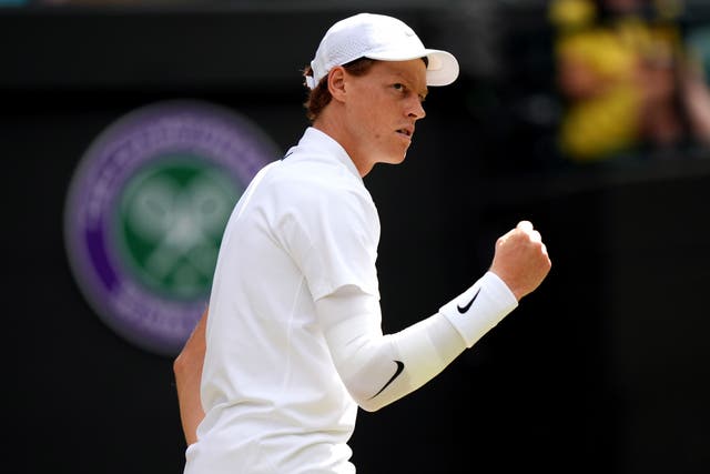 Jannik Sinner is through to the semi-finals (Ben Whitley/PA)