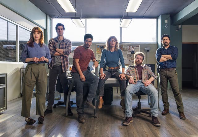 <p>Elenco de 'Los Gringo Hunters'</p>