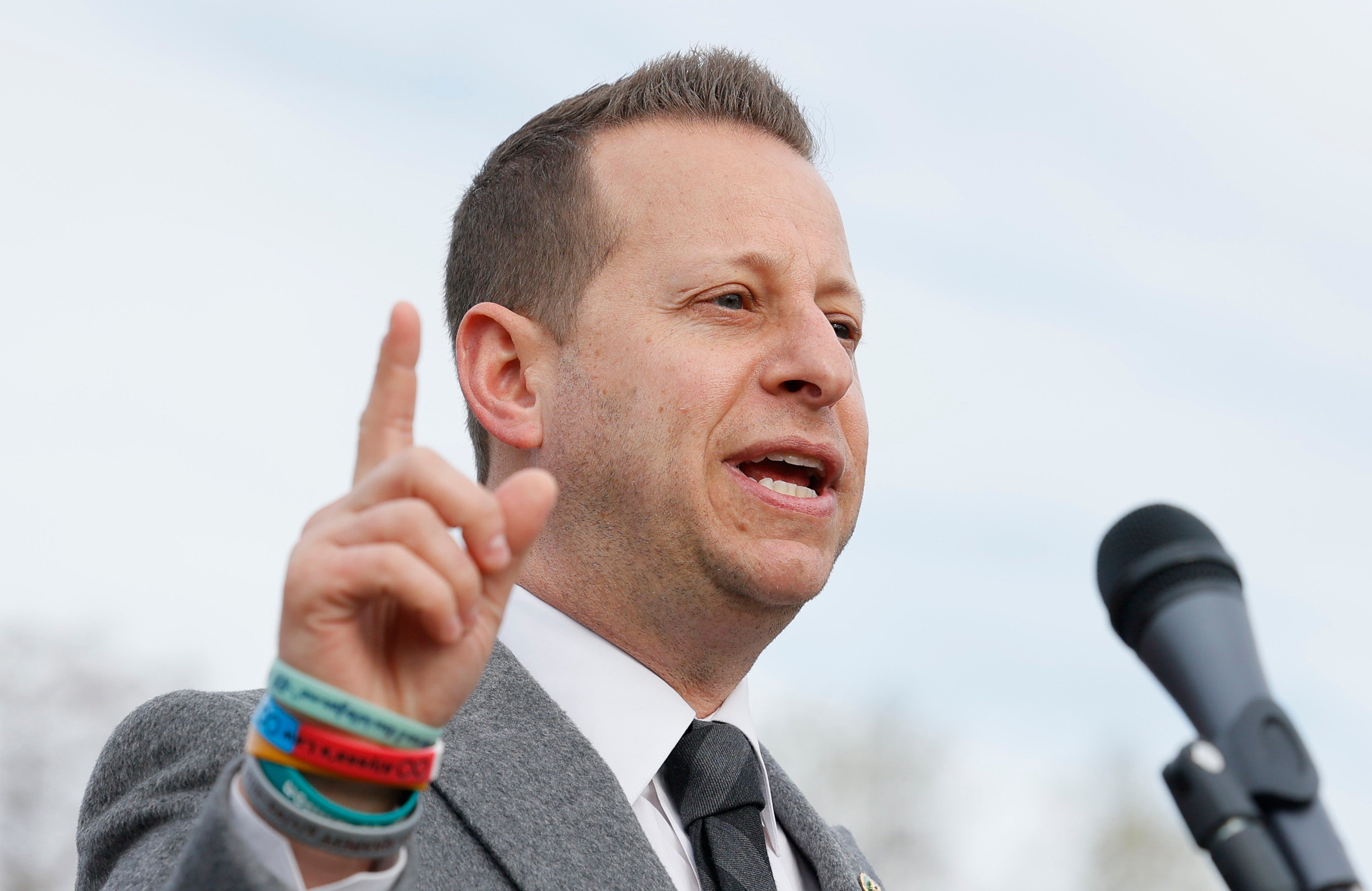 Oliver Larkin, an activist endorsed by the Democratic Socialists of America, is facing moderate Democratic Representative Jared Moskowitz