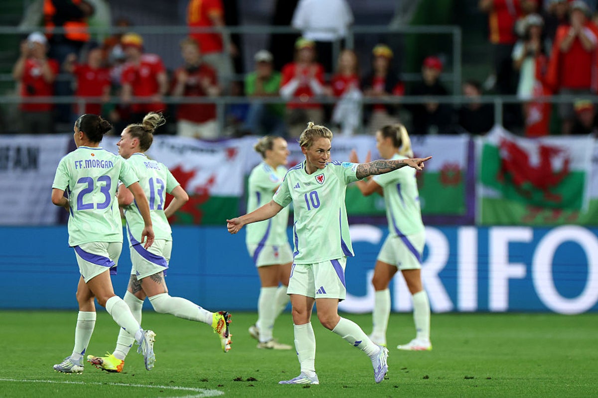 Wales on the brink of Women’s Euro 2025 exit despite landmark goal