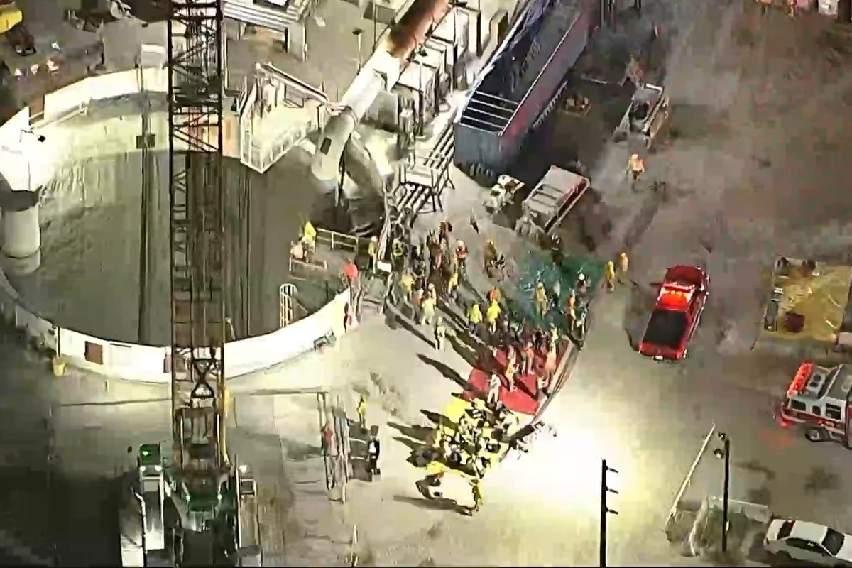 31 workers safely removed after part of industrial tunnel collapses in Los Angeles