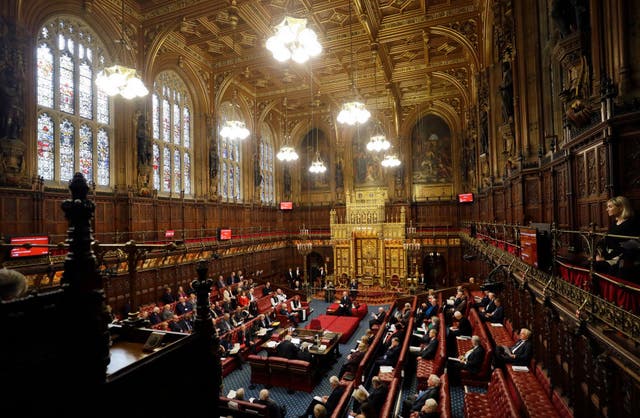 <p>Inside the House of Lords</p>