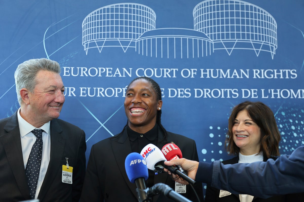 Photos as Olympic champion Semenya wins partial victory in fight over track's sex eligibility rules