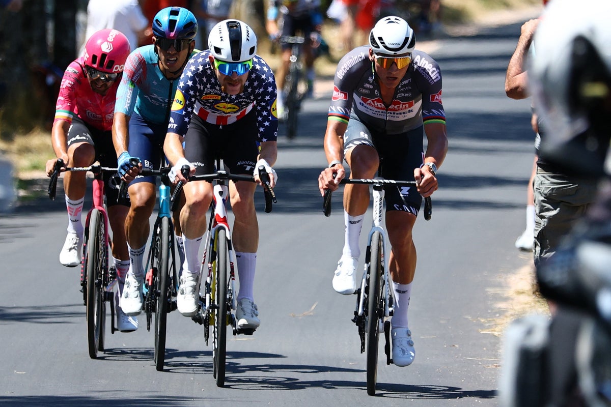 Tour de France 2025 live: Stage 6 updates with Mathieu van der Poel in breakaway on breathless, hilly day