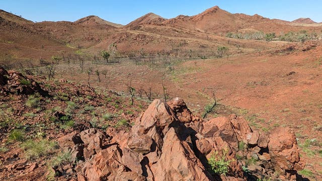 <p>Large conical shatter cones within the Pilbara Craton, Western Australia</p>