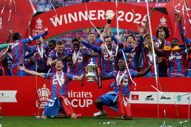 Outgoing Crystal Palace shareholder John Textor says he was worried about the club’s European position immediately after they won last season’s FA Cup (Adam Davy/PA)