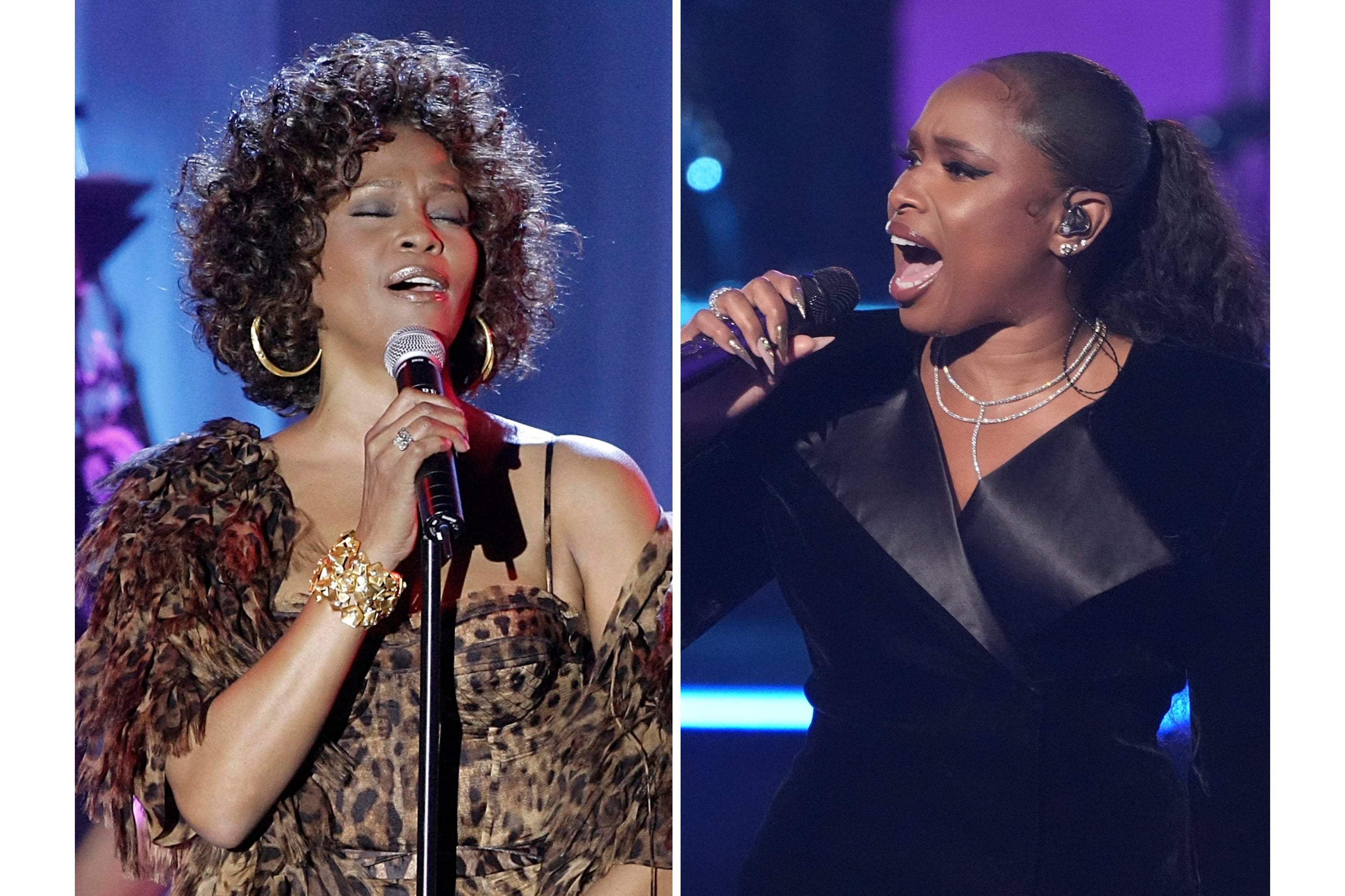 Music-Whitney Houston Jennifer Hudson