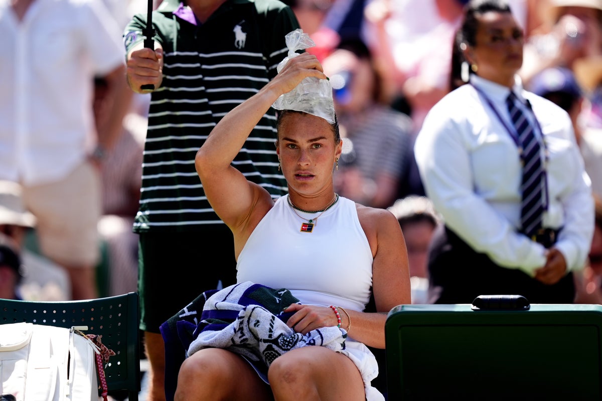 Aryna Sabalenka, fainting fans, and a fall at a familiar hurdle