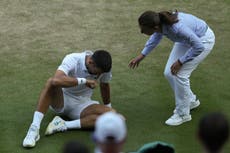 Wimbledon 2025 live: Djokovic an injury doubt for semi-finals after Swiatek and Anisimova set up women’s final