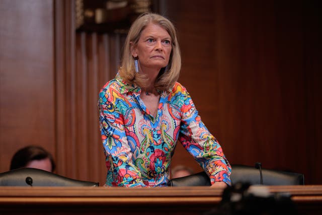 <p>Lisa Murkowski, who often breaks with Donald Trump and has a frosty relationship with the president, was on damage control mode as she and another Republican were confronted by skeptical Europeans this week</p>