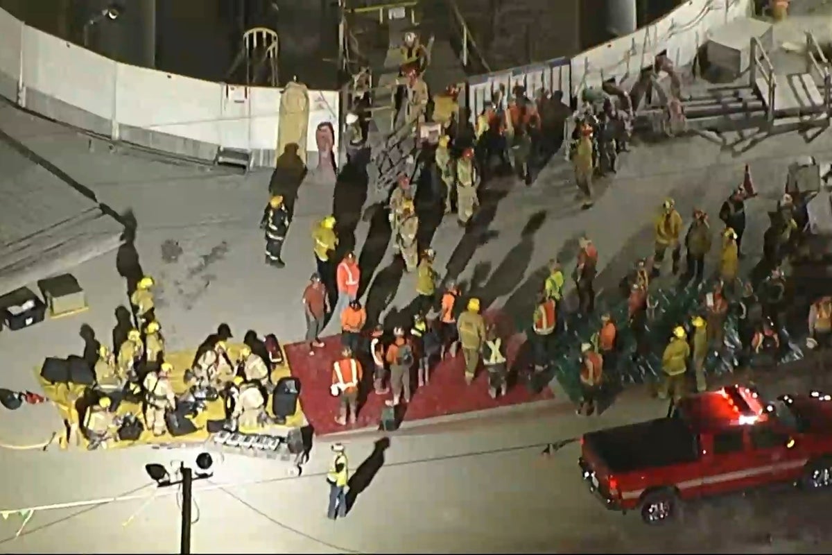 Dozens of workers rescued after LA tunnel collapse