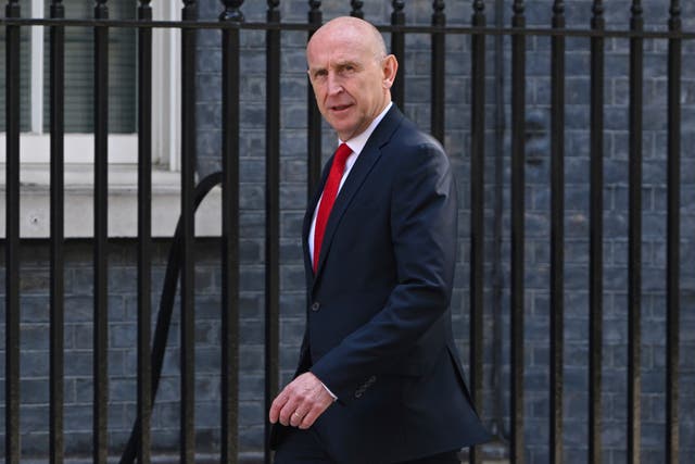<p>John Healey disclosed some previously secret details about the data breach to MPs in parliament</p>