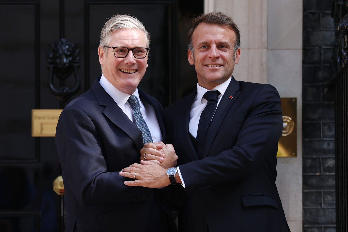 Macron state visit live: ‘Multiple small boat incidents’ in Channel as Starmer to agree migrant deal with France