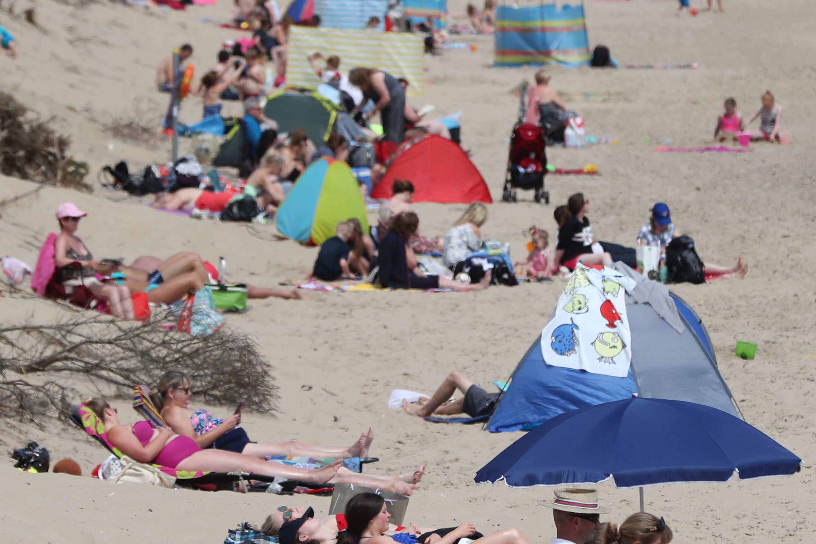 High temperature warnings have been issued by Met Eireann for the weekend, with the mercury expected to reach 29C on Friday (PA)