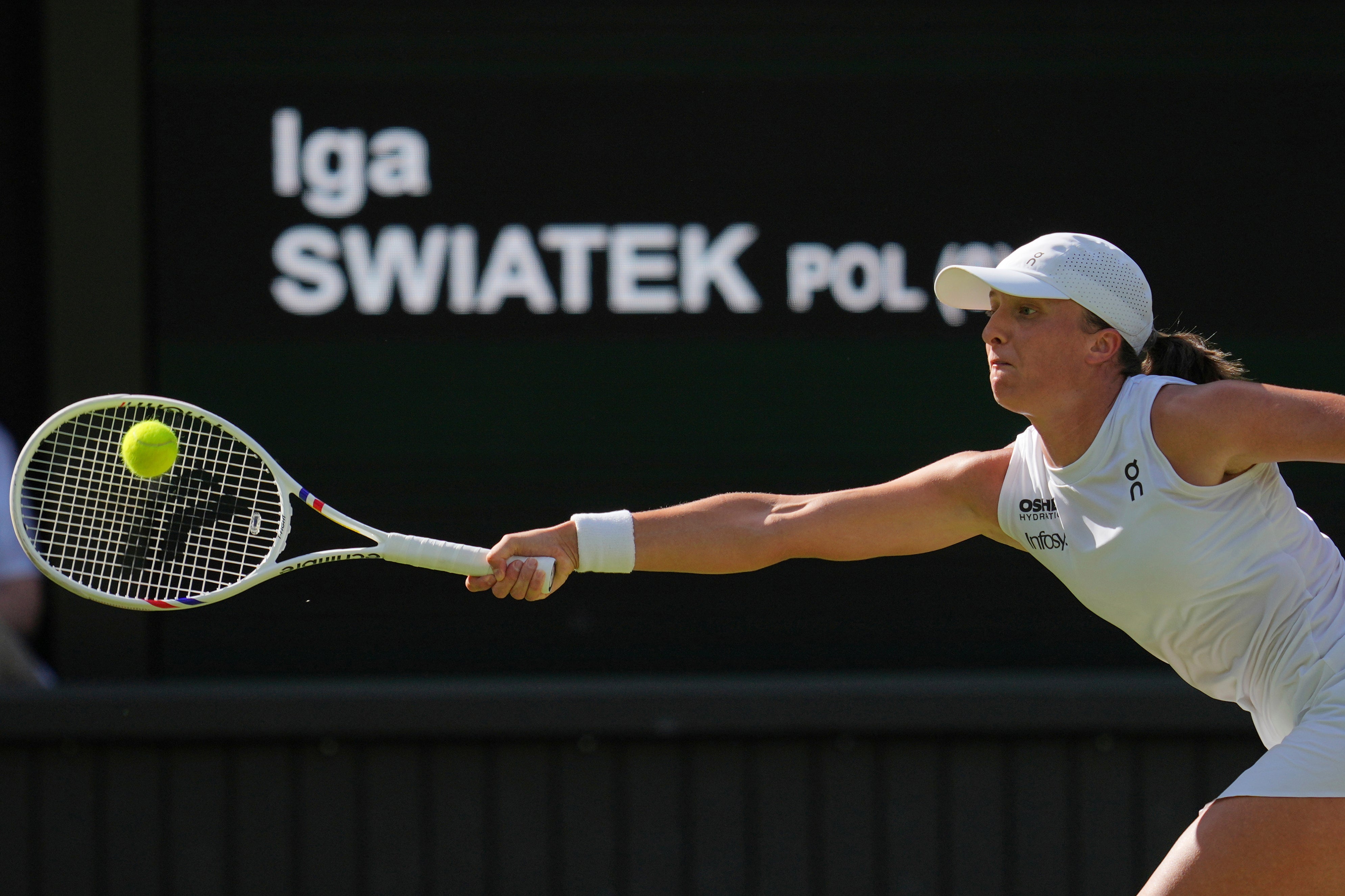Iga Swiatek has been enjoying the grass this year
