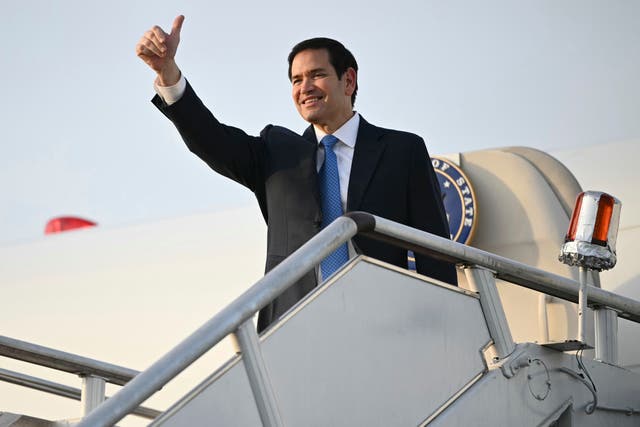 <p>Secretary of State Marco Rubio is overseeing seismic cuts to the department including reducing its workforce by more than 1,300 people, and gutting bureaus that promote democracy and combat human rights abuses</p>