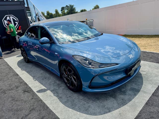 <p>The new MG IM5 is a rival to the Tesla Model 3</p>