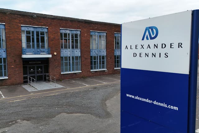 Alexander Dennis was one of the firm’s key customers (Andrew Milligan/PA)