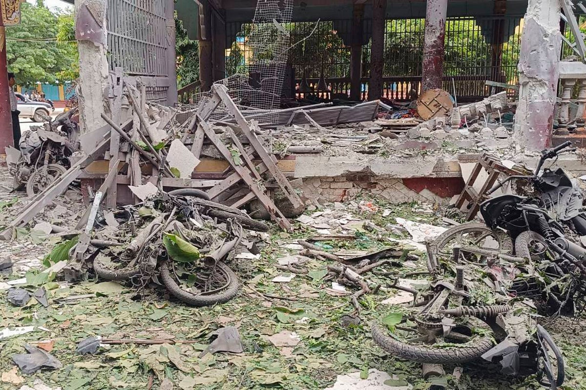 At least 23 killed in airstrike on Buddhist monastery in Myanmar