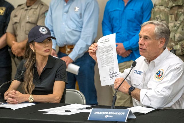 <p>Texas Governor Greg Abbott is serving as the lead decision-maker in response to the Texas floods, with federal intervention only to provide funding</p>