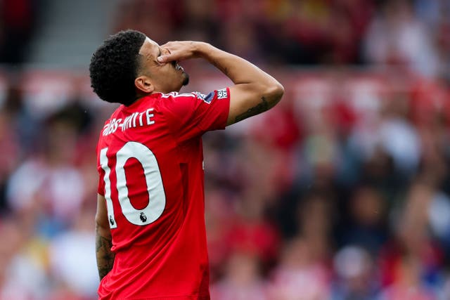 <p>Morgan Gibbs-White’s move to Tottenham is  off (Richard Sellers/PA)</p>