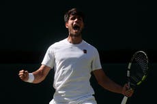 Carlos Alcaraz storms into third Wimbledon final with historic double in his grasp
