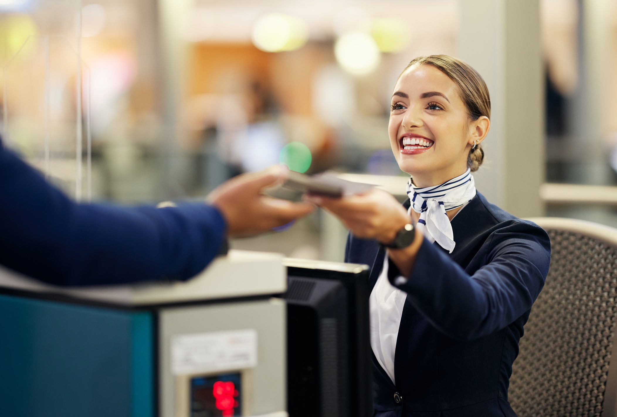 If your flight is oversold, volunteer for a later one and negotiate an upgrade