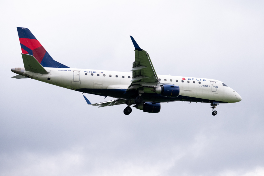 Almost 300 passengers were on the flight for New York, who withstood the urgent landing on the remote island. Delta spokesman said that the suspicious motor problem forced the flight flight flight.