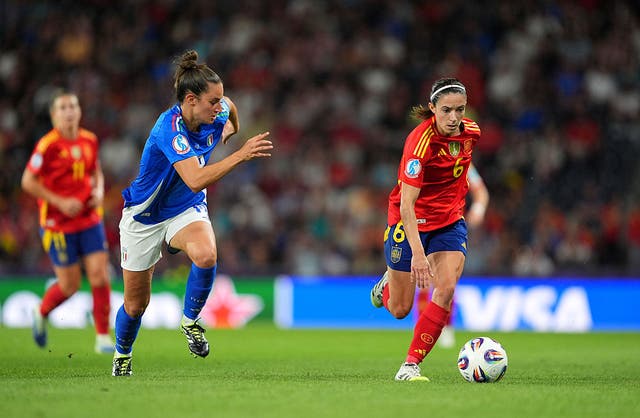 <p>Aitana Bonmati returned to the starting line-up as Spain progressed as group winners by beating Italy</p>