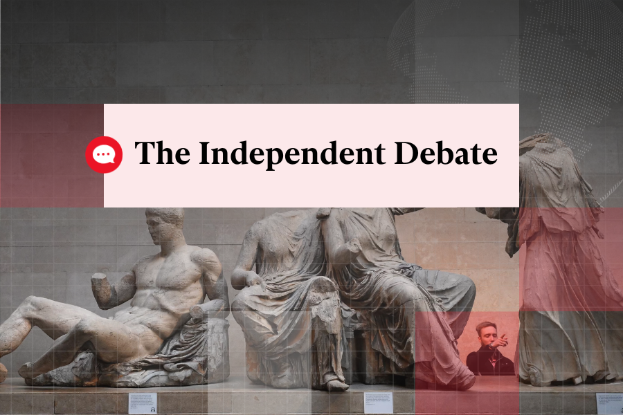 <p>The Parthenon Sculptures, or Elgin Marbles, pictured at the British Museum
</p>