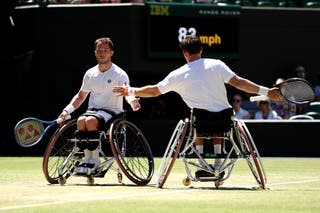 Hewett and Reid were beaten on No 1 Court