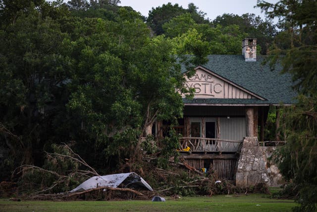 <p>Camp Mystic in Kerr County, Texas, where 27 campers and counselors were swept away by flood waters</p>