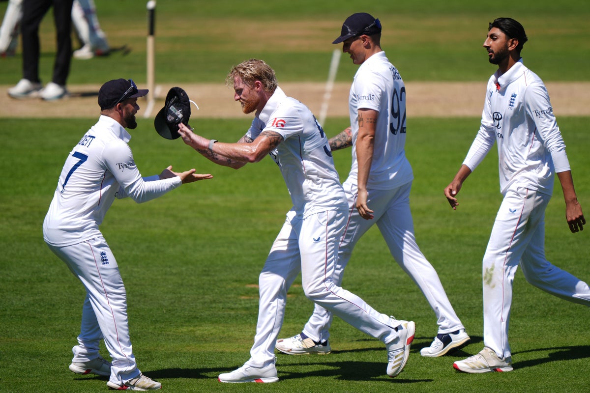 Ben Stokes makes breakthrough for England on tough morning against India