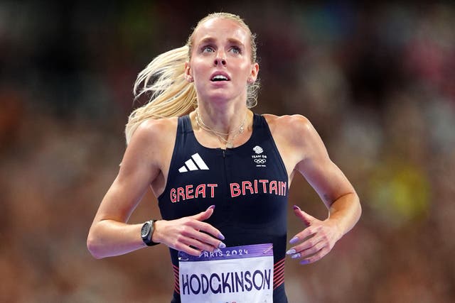 Keely Hodgkinson has pulled out of next weekend’s London Diamond League meet (Peter Byrne/PA)