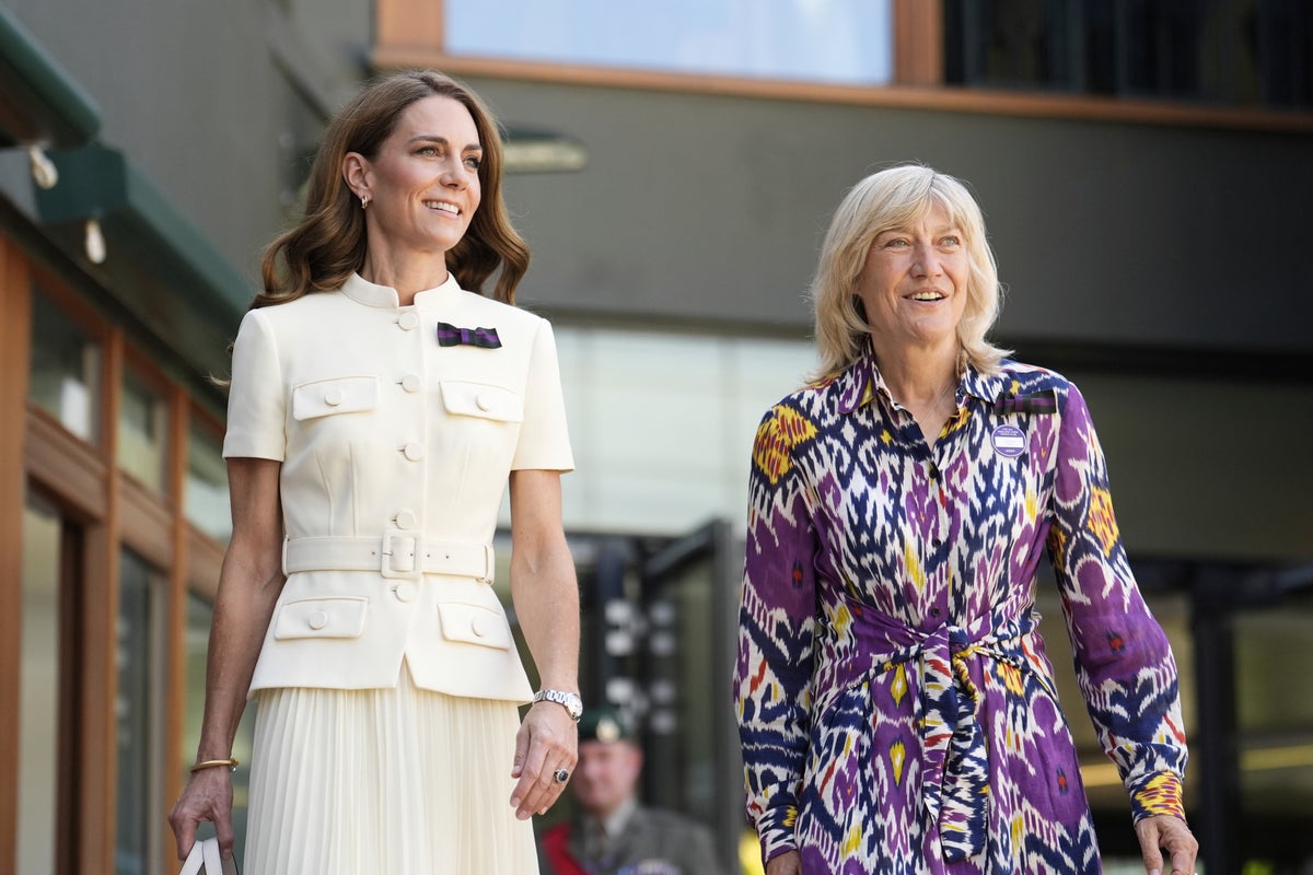 The Princess of Wales spotted at Wimbledon