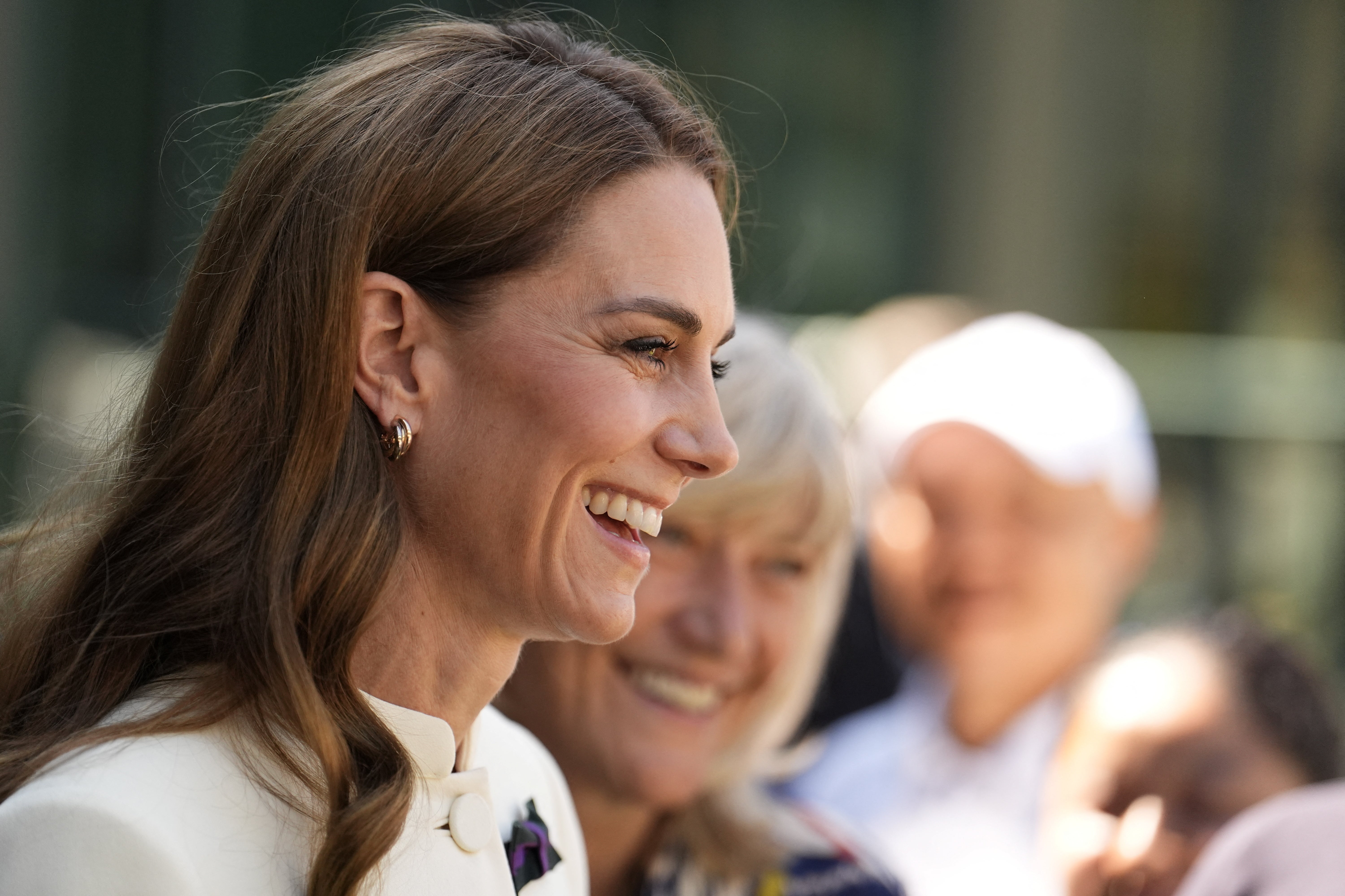 Princess of Wales arrives to attend the women's singles final