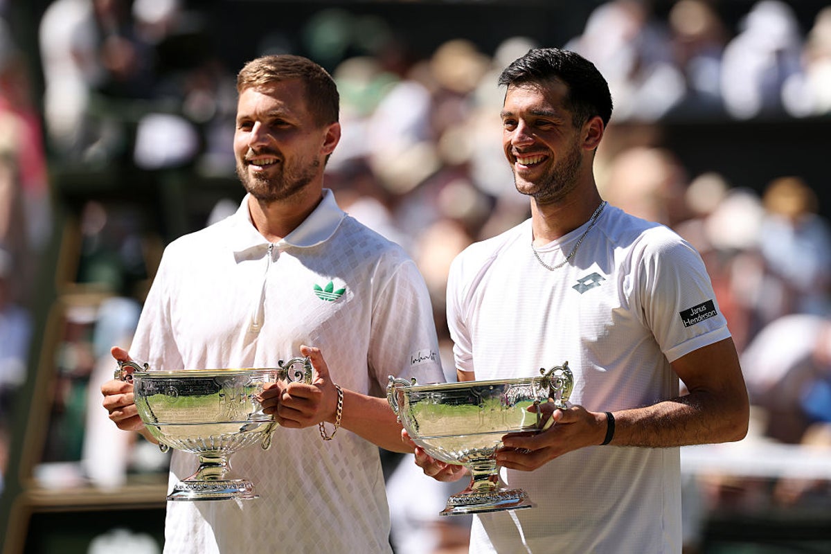 Brits Julian Cash and Lloyd Glasspool clinch historic Wimbledon men’s doubles title